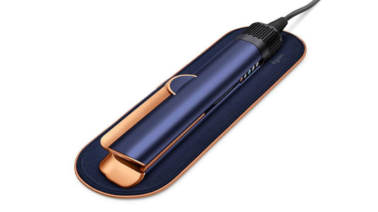 Dyson Airstrait™ Straightener – Wet to Dry Hair Straightening, No Hot Plates, Airflow Styling Technology (Blue/Copper)