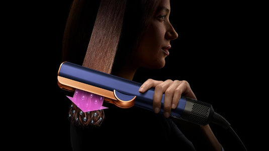 Dyson Airstrait™ Straightener – Wet to Dry Hair Straightening, No Hot Plates, Airflow Styling Technology (Blue/Copper)