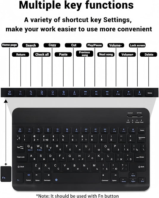 Silm Keyboard for Samsung Galaxy Tab S10+/S9+