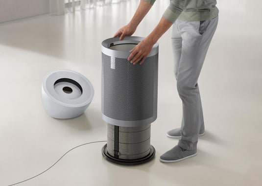 Dyson Purifier Big+Quiet – Advanced Whole-Room Air Purifier with Powerful Filtration & Ultra-Quiet Operation (White/Silver)