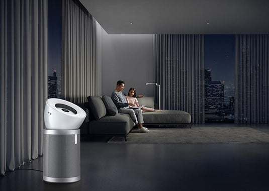 Dyson Purifier Big+Quiet – Advanced Whole-Room Air Purifier with Powerful Filtration & Ultra-Quiet Operation (White/Silver)