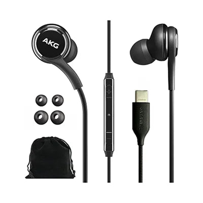 Samsung AKG Handsfree Earphones – Original Wired In-Ear Headset with Microphone | Tuned by AKG, Clear Sound, 3.5mm Jack, Compatible with Samsung Galaxy