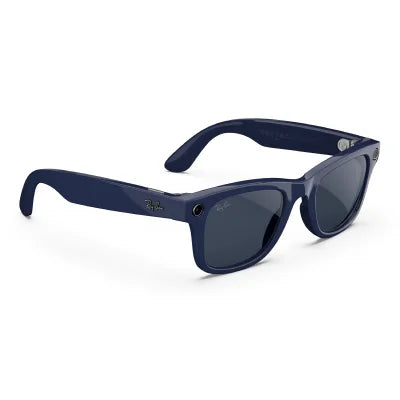 Ray-Ban Meta Wayfarer Smart Glasses Gen 2 Standard – Clear Sapphire Transitions, Shiny Cosmic Blue | AI Glasses, Open-Ear Audio, Camera, Meta AI