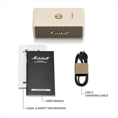 Marshall Emberton III Compact Portable Wireless Speaker | IP67 Waterproof, 32-Hour Battery, Bluetooth 5.3, True Stereophonic Sound, Multiple Colors