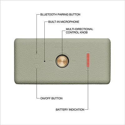 Marshall Emberton III Compact Portable Wireless Speaker | IP67 Waterproof, 32-Hour Battery, Bluetooth 5.3, True Stereophonic Sound, Multiple Colors