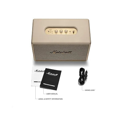 Marshall Woburn III Wireless Bluetooth Stereo Speaker | 130W, Wi-Fi & Bluetooth 5.2, Aptx HD, Multi-Room Audio, Iconic Design, Multiple Colors