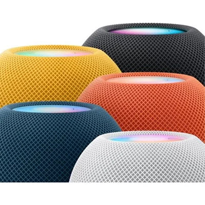 Apple HomePod Mini Smart Speaker | Immersive 360° Sound, Siri Voice Control, Smart Home Hub, Multiple Colors – Yellow, Orange, Blue, White & Midnight