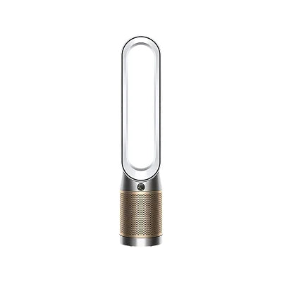 Dyson Purifier Cool PC2 De-NOx Air Purifier & Fan – White/Gold | Removes NO₂ Pollutants, HEPA+Carbon Filter, Smart Cooling, Air Quality Display