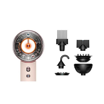 Dyson Supersonic Nural Hair Dryer for Curly & Coily Hair – Ceramic Pink/Rose Gold | Intelligent Heat Control, Fast Drying, Reduces Frizz & Flyaways