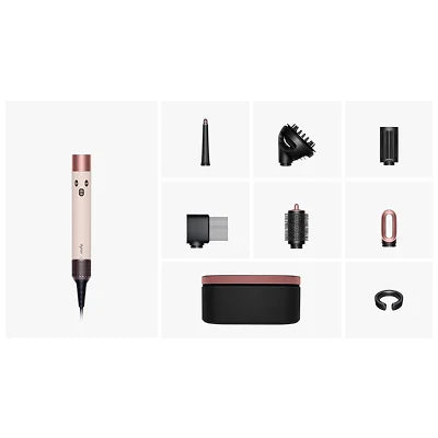 Dyson Airwrap i.d. Multi-Styler & Dryer for Curly/Coily Hair – Ceramic Pink/Rose Gold | Coanda Airflow Styling, No Extreme Heat, Complete Attachments