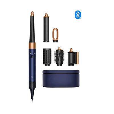 Dyson Airwrap i.d. Multi-Styler & Dryer for Straight/Wavy Hair – Prussian Blue/Rich Copper | Coanda Airflow, No Extreme Heat, Complete Styling Kit