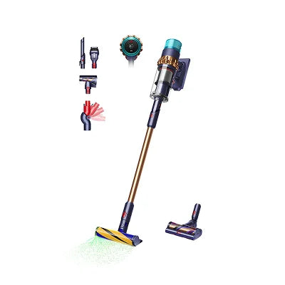 Dyson Gen5detect Absolute Cordless Vacuum Cleaner – Prussian Blue/Copper | Laser Dust Detection, 280 AW Suction, HEPA Filtration, Whole-Home Deep Clean