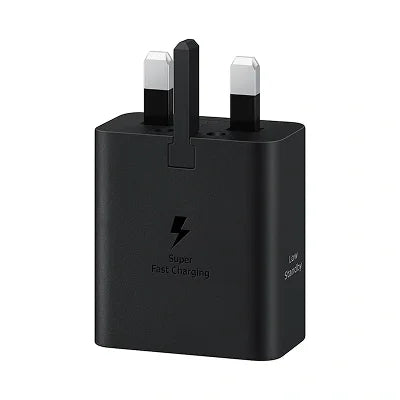 Samsung 45W Super Fast Charging Power Adapter with USB-C Cable – Compatible with Galaxy S25/S24/S23 Series, Galaxy Tab | Rapid Charge Wall Plug
