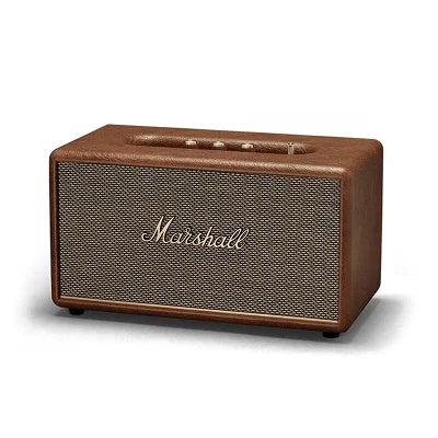 Marshall Stanmore III Wireless Stereo Speaker | 80W, Wi-Fi & Bluetooth 5.0, Multi-Room Audio, Classic Marshall Design, Multiple Colors
