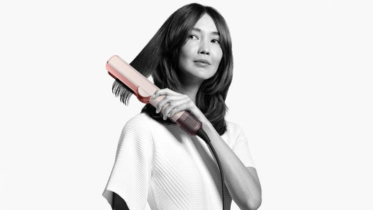 Dyson Airstrait™ Straightener – Wet to Dry Hair Styling, No Hot Plates, Airflow Technology for Smooth Straight Results (Ceramic Pink/Rose Gold)