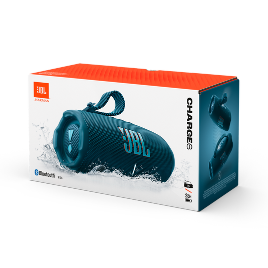 JBL Charge 6 – Portable Waterproof Bluetooth Speaker with Power Bank & Auracast, 28H Playtime, Fast Charging, Drop-Proof Design, Powerful Sound