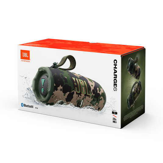 JBL Charge 6 – Portable Waterproof Bluetooth Speaker with Power Bank & Auracast, 28H Playtime, Fast Charging, Drop-Proof Design, Powerful Sound