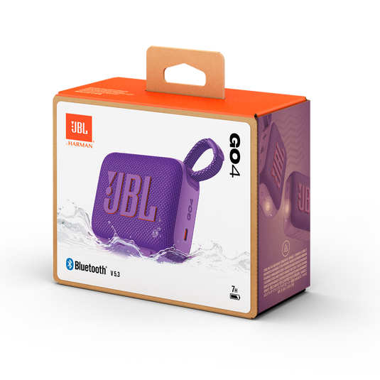 JBL GO 4 Ultra-Compact Portable Bluetooth Speaker | IP67 Waterproof & Dustproof, 7-Hour Battery, Carabiner Loop, Loud Sound, Multiple Colors