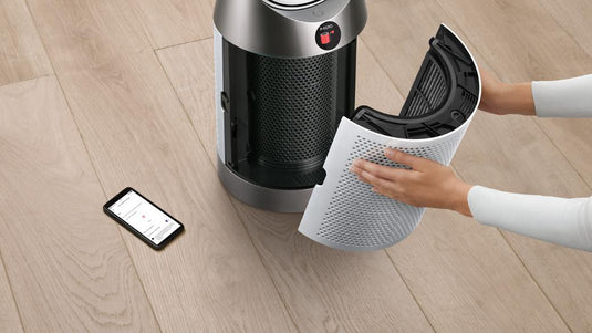 Dyson Purifier Cool PC1 – Air Purifier & Fan with Advanced Filtration System, Smart Cooling & Air Cleaning (White/Silver)