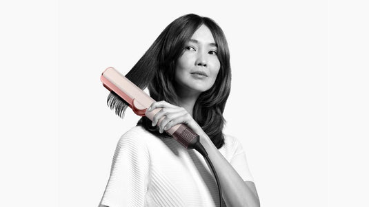 Dyson Airstrait™ Straightener – Wet to Dry Hair Styling, No Hot Plates, Airflow Technology for Smooth Straight Results (Amber Silk)