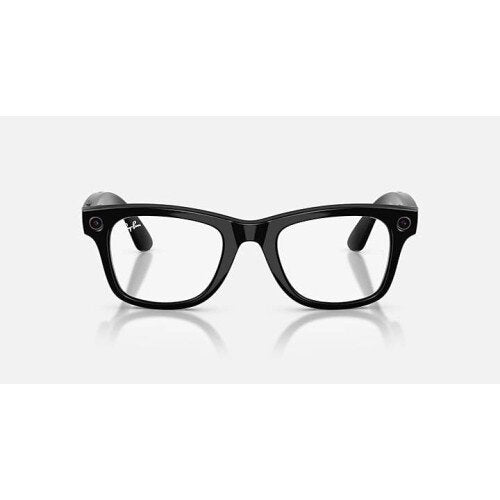 Ray-Ban Meta Wayfarer Sunglasses (Gen 2) - Standard - Clear/Graphite Green Transitions - Shiny Black