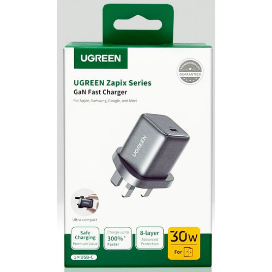 UGREEN 30W USB-C GaN Fast Charger PD – Charger Only