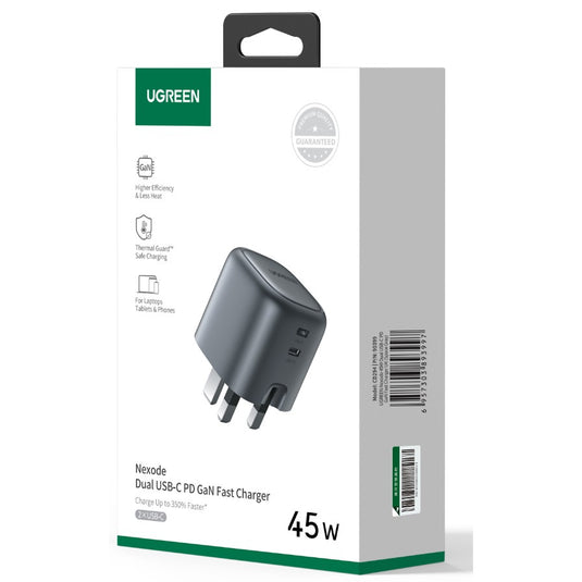 UGREEN Nexode 45W 2-Port USB-C GaN Fast Charger