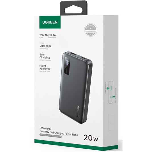 UGREEN 10000mAh Power Bank 20W PD Fast Charging
