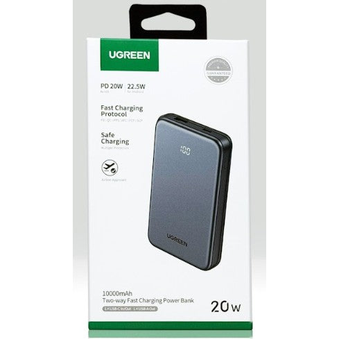 UGREEN 10000mAh Power Bank 20W PD Fast Charging