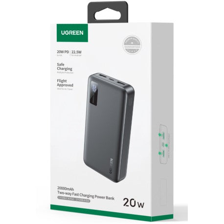 UGREEN 20000mAh Power Bank 22.5W PD Fast Charging