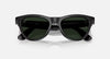 Ray-Ban Meta Skyler Sunglasses (Gen 2) - Clear/Graphite Green Transitions - Shiny Black