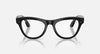 Ray-Ban Meta Skyler Sunglasses (Gen 2) - Clear/Graphite Green Transitions - Shiny Black