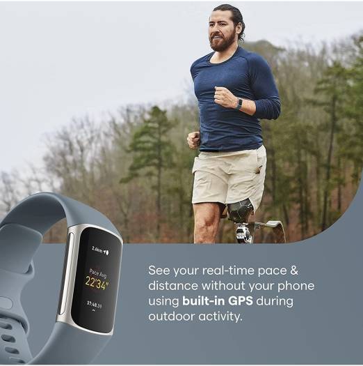 Усовершенствованный фитнес-трекер Fitbit Charge 5 со встроенным GPS