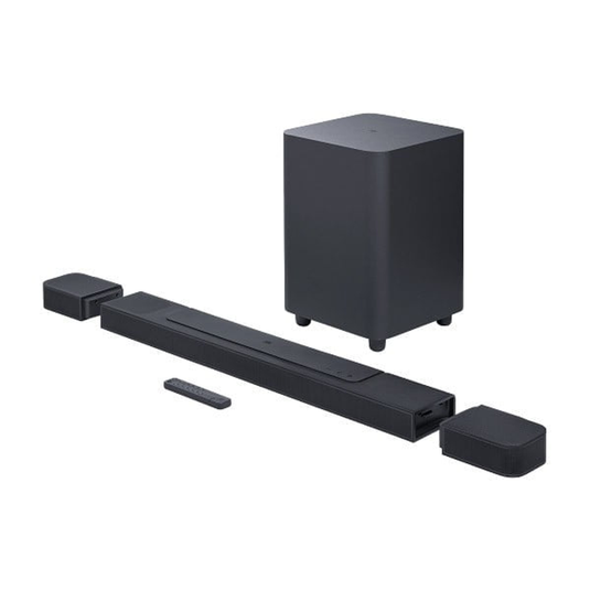 JBL BAR1000 7.1 Channel Soundbar With Detachable Surround Speaker Multibeam Dolby Atmos – Black