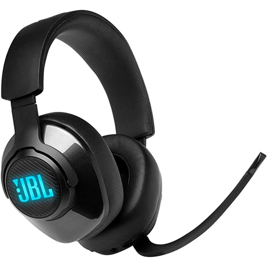 JBL Quantum 400 Wired Over-Ear Gaming Headphones with USB