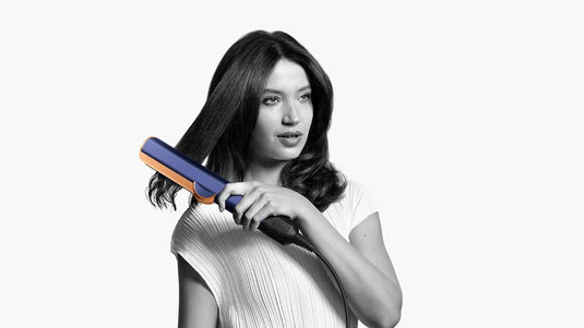 Dyson Airstrait™ Straightener – Wet to Dry Hair Straightening, No Hot Plates, Airflow Styling Technology (Blue/Copper)