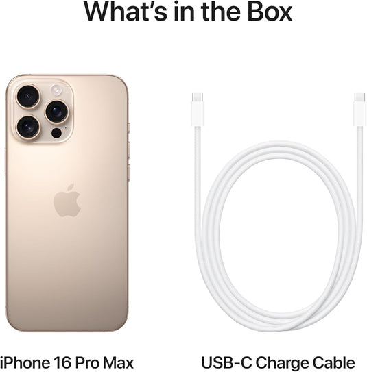 Apple iPhone 16 Pro Max Dual SIM – Non-Activated – International Warranty