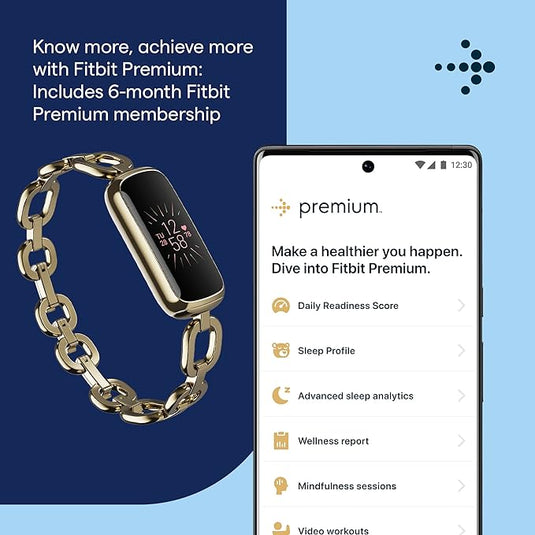 Fitbit Luxe, Special Edition gorjana Parker Link Bracelet, Stainless Steel