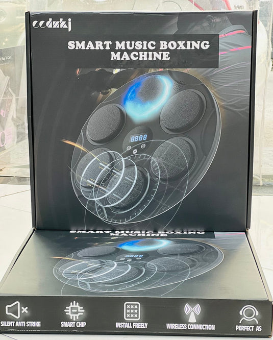 Boxing Training Equipment, Smart Music Boxing Machine Punching Target Wall Punching Rhythm Trainer for Children Adult Home Fitness