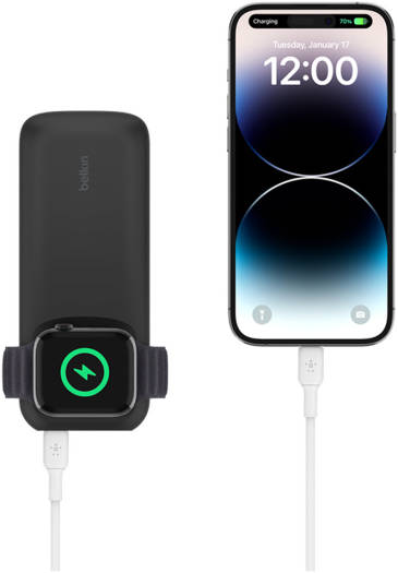 Блок питания Belkin BoostCharge ProFast 10 000 мАч с зарядкой Apple Watch