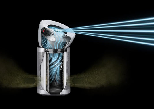 Dyson Purifier Big+Quiet – Advanced Whole-Room Air Purifier with Powerful Filtration & Ultra-Quiet Operation (White/Silver)