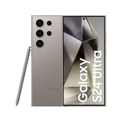 Samsung Galaxy S24 Ultra, 5G, 256GB, 12GB, Dual Sim, Titanium Gray (UAE Version)