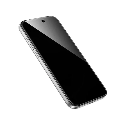9H Steve Matte Privacy Glass for iPhone 17 Pro/Pro Max – Black Edge/Privacy