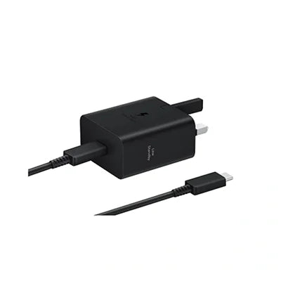 Samsung 45W Super Fast Charging Power Adapter with USB-C Cable – Compatible with Galaxy S25/S24/S23 Series, Galaxy Tab | Rapid Charge Wall Plug