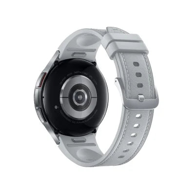 Samsung Galaxy Watch 6 R960 47mm GPS Smartwatch – Silver | Rotating Bezel Classic Design, ECG, Sleep Tracking, Health Monitor, Stainless Steel