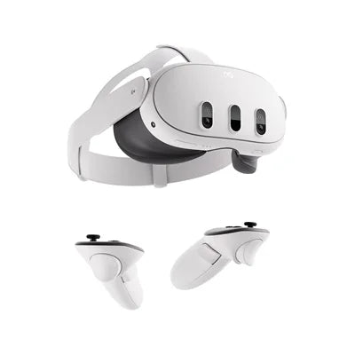Meta Quest 3 Mixed Reality VR Headset | Breakthrough Mixed Reality, 4K+ Display, Snapdragon XR2 Gen 2, 128GB/512GB, All-in-One, Best VR Headset 2024