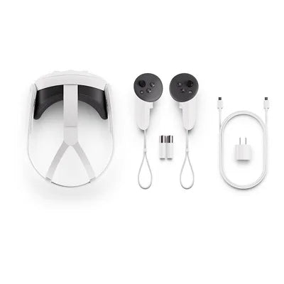 Meta Quest 3 Mixed Reality VR Headset | Breakthrough Mixed Reality, 4K+ Display, Snapdragon XR2 Gen 2, 128GB/512GB, All-in-One, Best VR Headset 2024