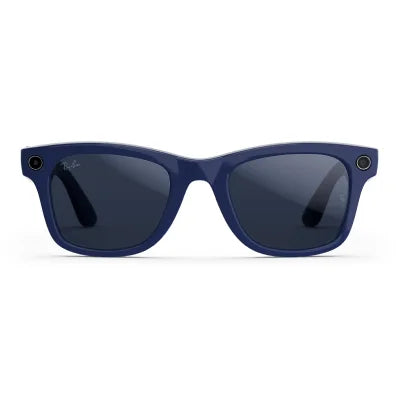 Ray-Ban Meta Wayfarer Smart Glasses Gen 2 Standard – Clear Sapphire Transitions, Shiny Cosmic Blue | AI Glasses, Open-Ear Audio, Camera, Meta AI