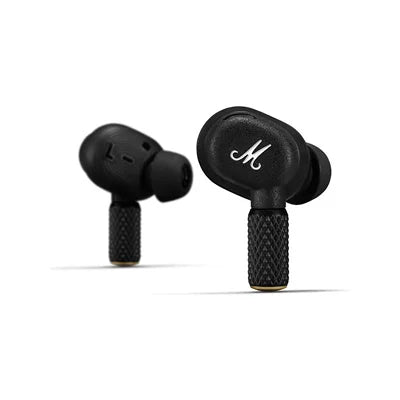 Marshall Motif II ANC Wireless Earbuds | Active Noise Cancellation, Bluetooth 5.2, 30-Hour Battery, Signature Marshall Sound, True Wireless, Black
