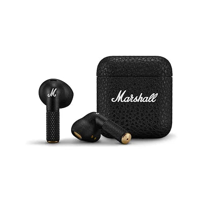 Marshall Minor III Wireless Earbuds | Bluetooth 5.2, 25-Hour Battery, In-Ear Design, Signature Marshall Sound, Black & White Options